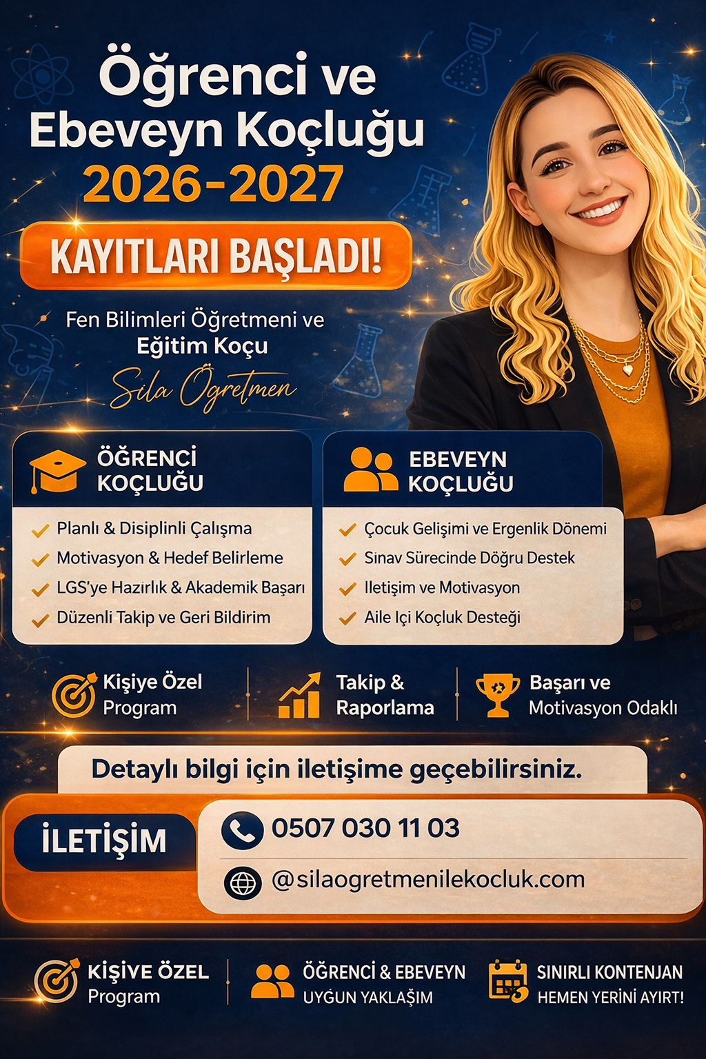 2026-2027 Eğitim Dönemi Öğrenci ve Ebeveyn Koçluğu Kayıtları Başladı!