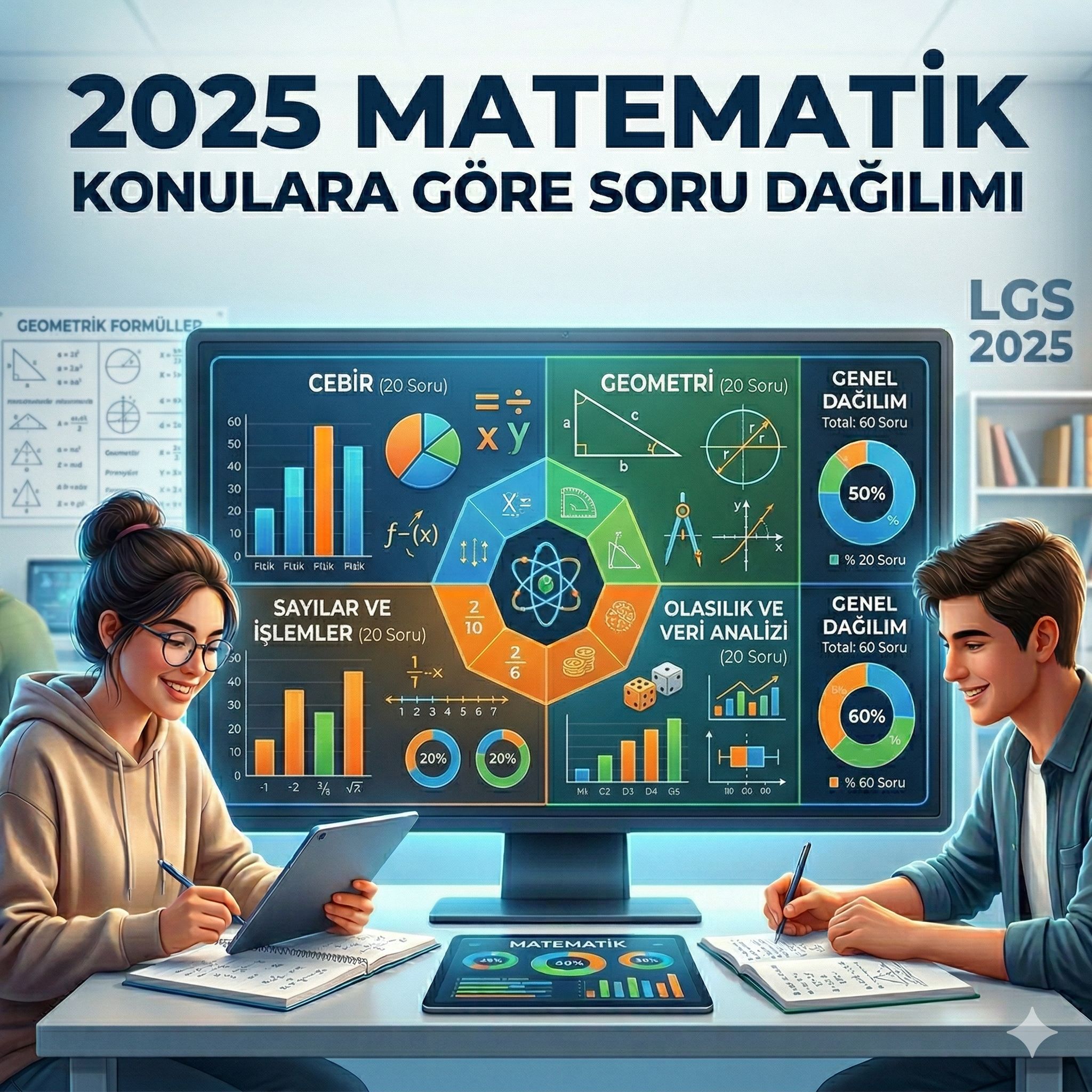 2025 Matematik Konulara Göre Soru Dağılımı